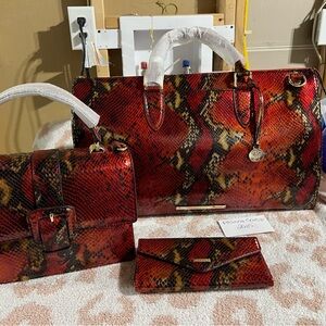 Brahmin Crimson Rosebay set. See next pics for all included